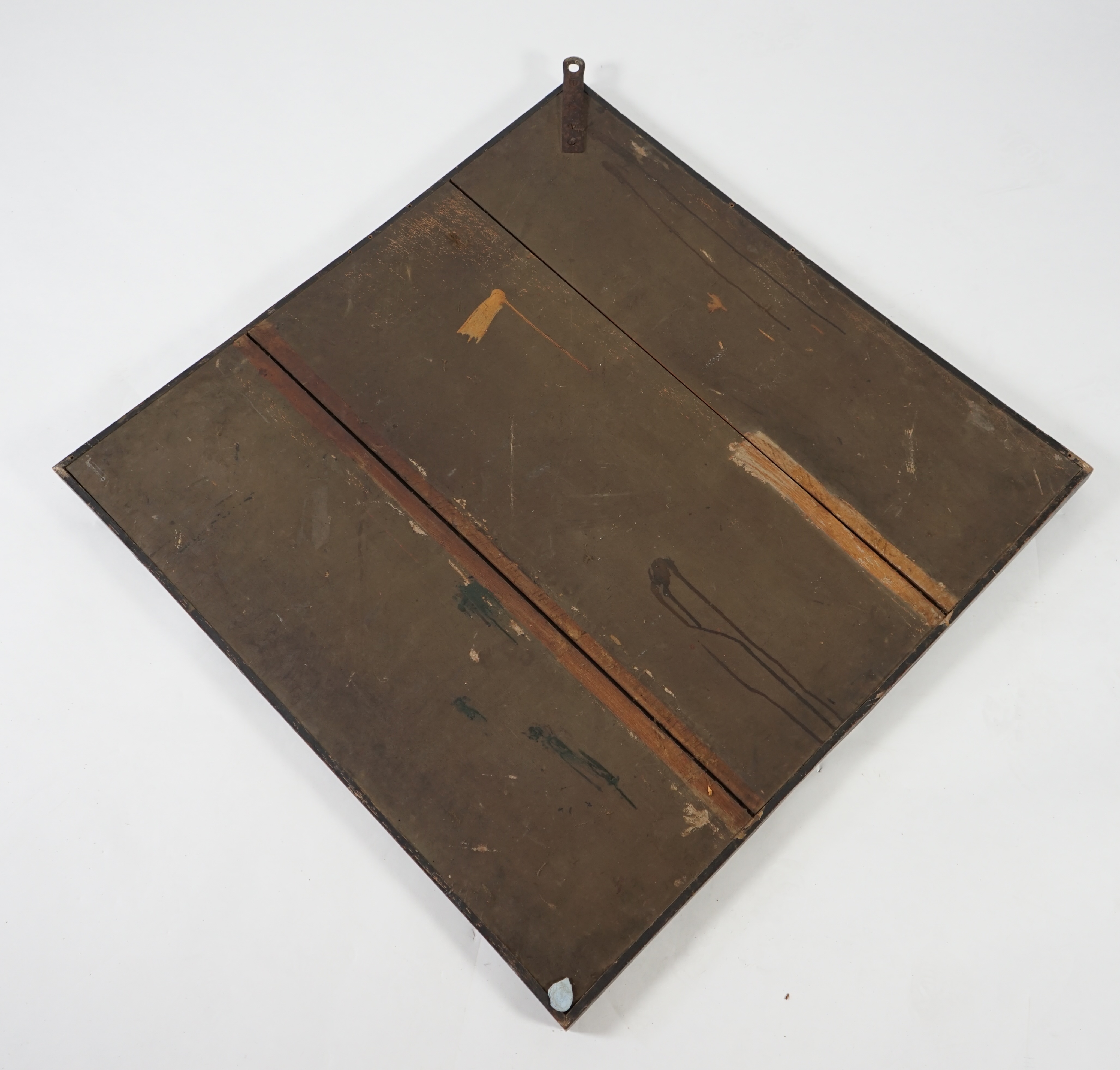 A late 18th / early 19th century oil on wooden panel hatchment